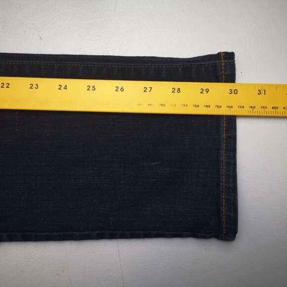 American Eagle Slim Straight Men's Size 32/32 Dark Wash Extreme Flex Blue Jeans - Picture 15 of 15